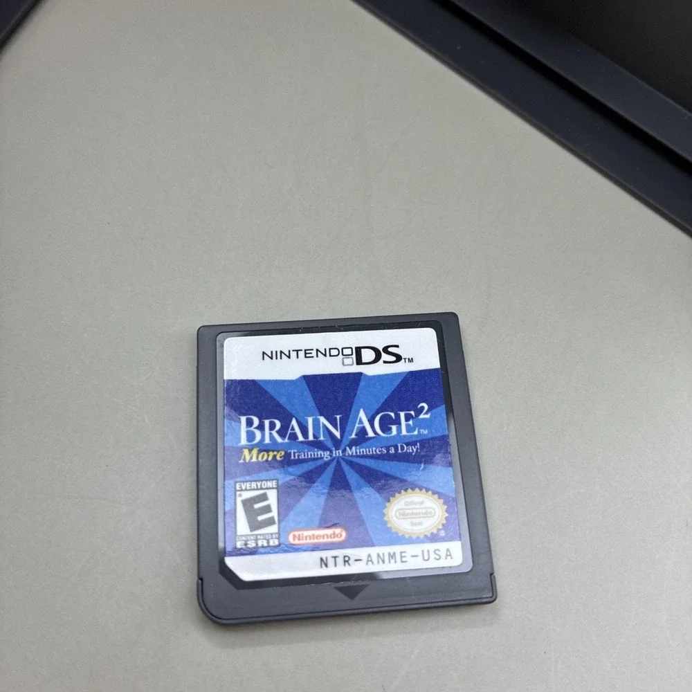 Nintendo DS Brain Age 1 and 2 Game Bundle CIB Sudoku Training NTR-ANDE NTR-ANME